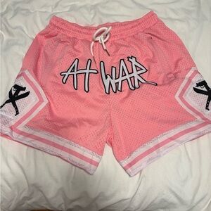 Pink At War Shorts